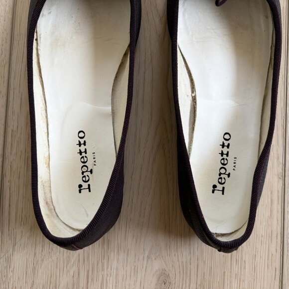 Repetto Dark Brown Ballet Flats 37 - Picture 2 of 8